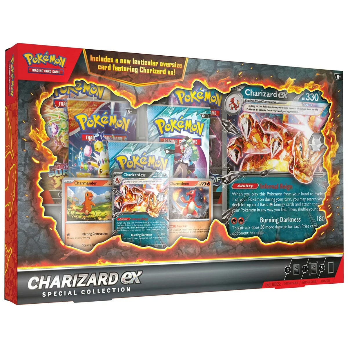 Pokémon TCG: Charizard ex Special Collection Box Simple Pokémon
