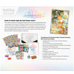 Pokémon TCG: Scarlet & Violet Prismatic Evolutions Elite Trainer Box Simple Pokémon