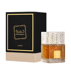Lattafa Khamrah for Unisex Eau de Parfum Spray (3.4 oz) Simple Lattafa