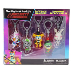 Five Nights at Freddy's Security Breach Backpack Hangers S1 (5 Pack) Simple Five Nights at Freddy's
