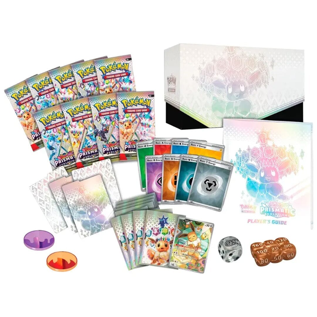 Pokémon TCG: Scarlet & Violet Prismatic Evolutions Elite Trainer Box Simple Pokémon