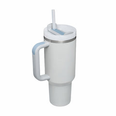 HydriEase 40oz Vacuum Insulated Tumbler Cup With Handle & Straw Simple Exclusive
