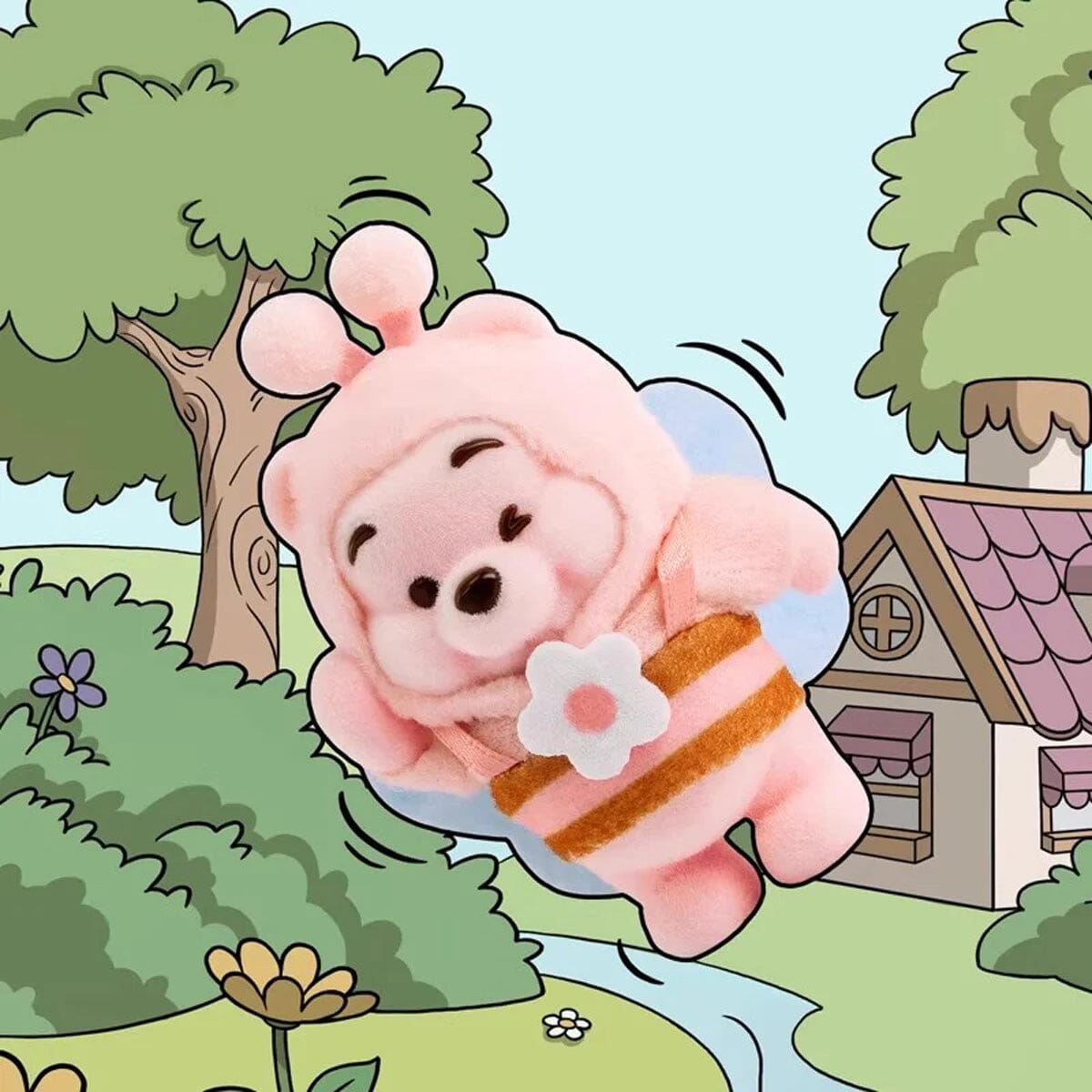 MINISO x Disney: Winnie The Pooh Heart Garden Series Collectible Figurine Blind Box (1pc) Simple MINISO