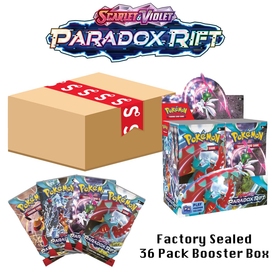 Pokémon TCG: Scarlet & Violet Paradox Rift Factory Sealed Booster Box (36 Packs) Simple Pokémon