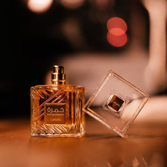 Lattafa Khamrah for Unisex Eau de Parfum Spray (3.4 oz) Simple Lattafa
