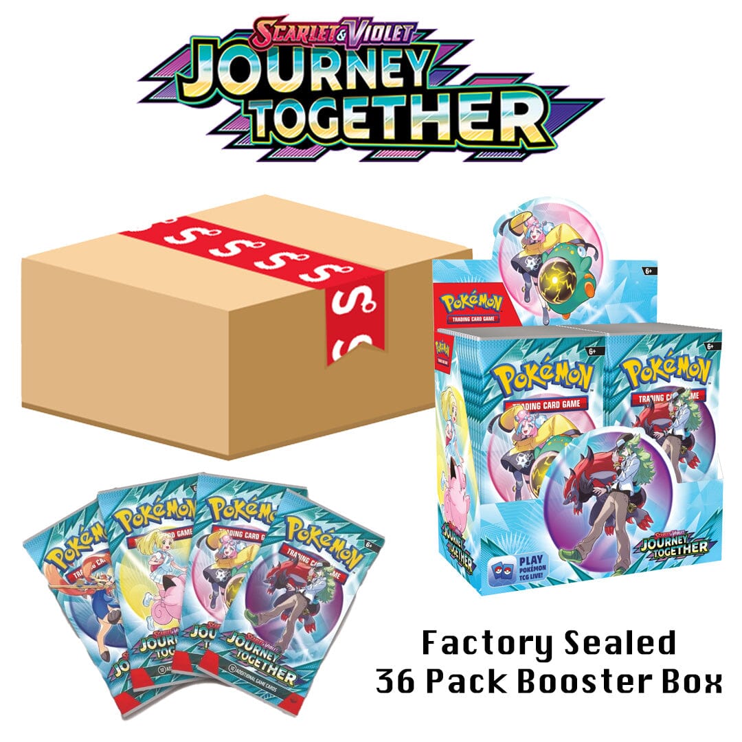 Pokémon TCG: Scarlet & Violet Journey Together Factory Sealed Booster Box (36 Packs) Simple Pokémon