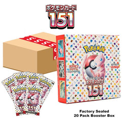 Pokémon TCG Japan: Scarlet & Violet 151 Factory Sealed Booster Box Simple Pokémon