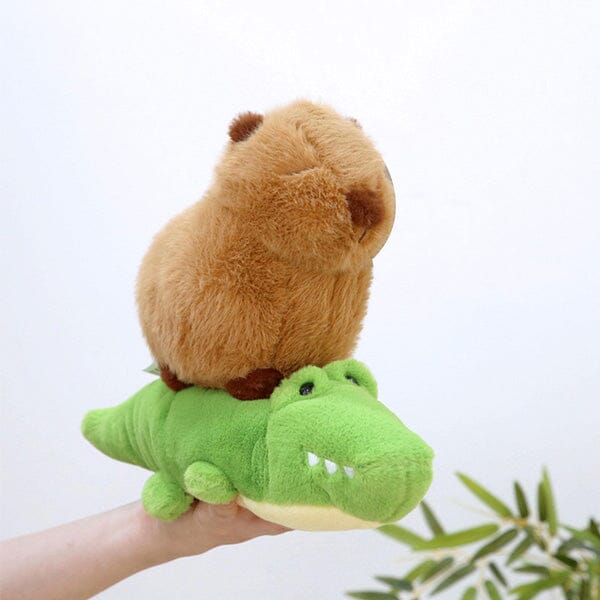 Capybara Riding Crocodile Plush Toy Preorder Showcase