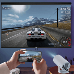 TheaterBeam Projector - Mini Round Projector For Ultimate Experience Preorder Showcase
