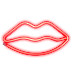 Illumina: Lips Shape Neon LED Light Simple Illumina