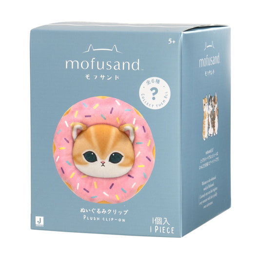 Mofusand Doughnut Series 4" Plush Clip (1pc) Ships Assorted Simple Mofusand