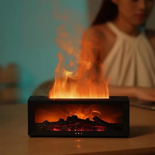 Esencia TranquilFlames: Mini Fireplace Flame Diffuser Simple Esencia