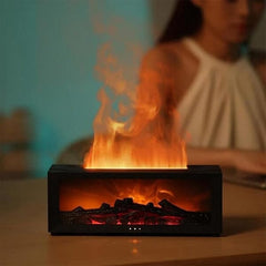 Esencia TranquilFlames: Mini Fireplace Flame Diffuser Simple Esencia