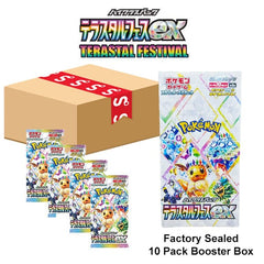 Pokémon TCG Japan: Scarlet & Violet Terastal Festival Factory Sealed Booster Box (10 Packs) Simple Pokémon