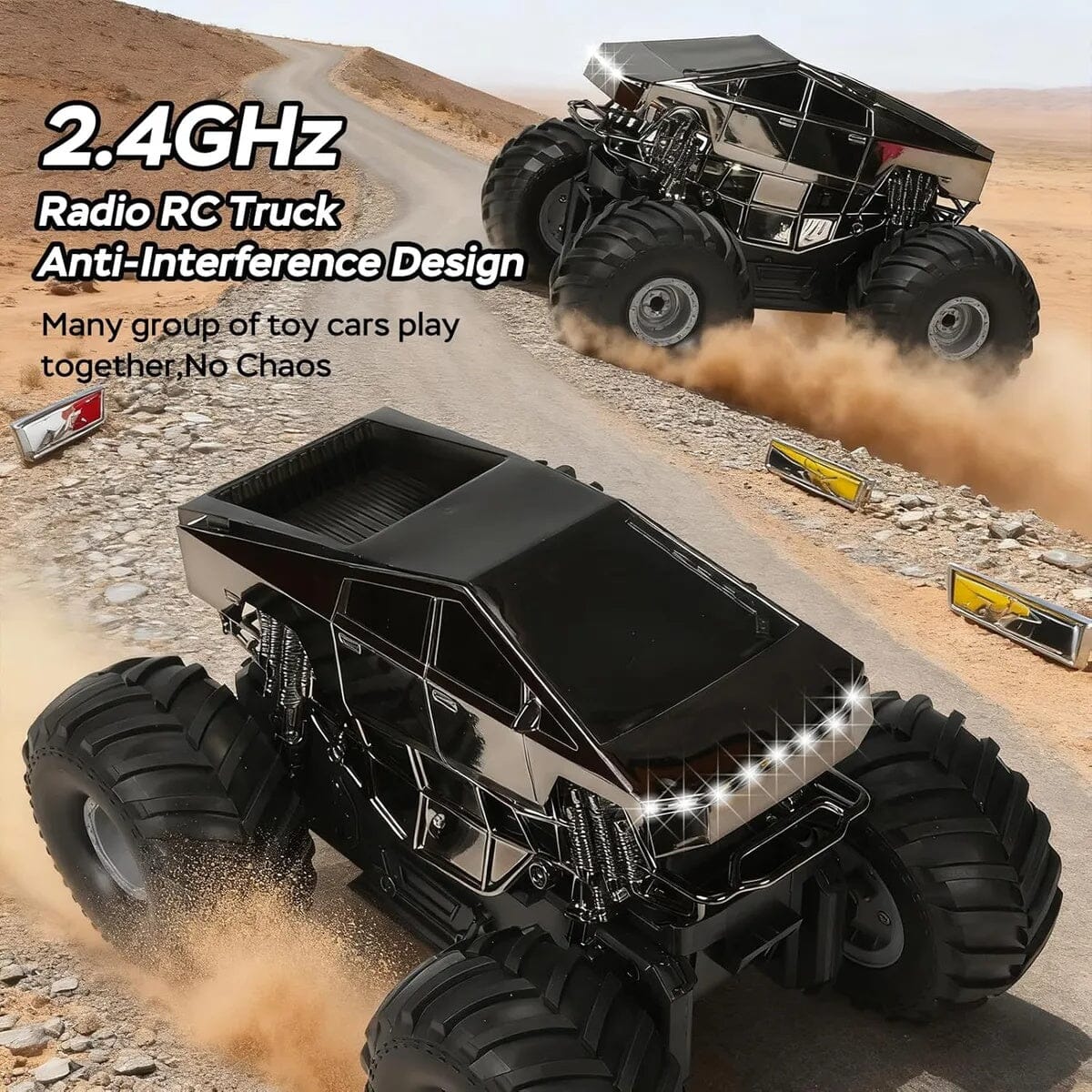 Amphivex: Amphibious Remote Control Car – Land & Water RC Stunt Truck Simple Exclusive