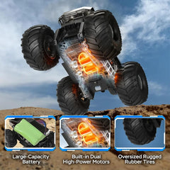 Amphivex: Amphibious Remote Control Car – Land & Water RC Stunt Truck Simple Exclusive