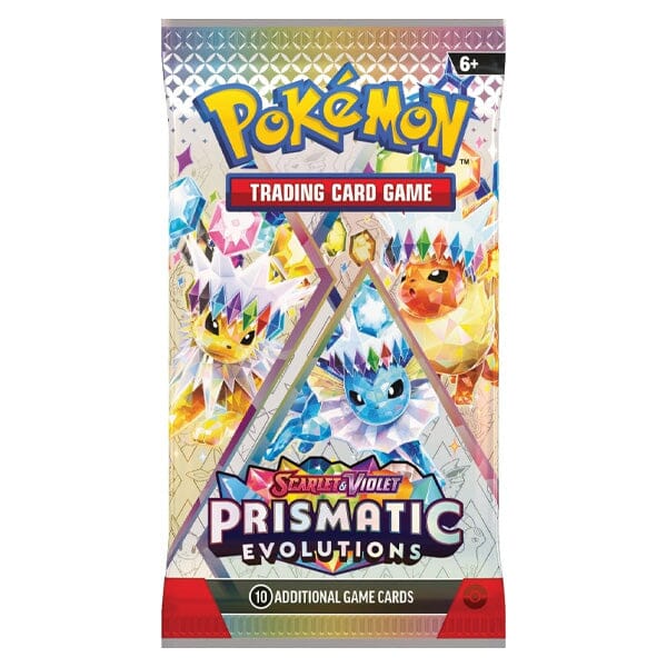 Pokémon TCG: Scarlet & Violet 8.5 Prismatic Evolutions Booster Pack (Ships Assorted) Simple Pokémon