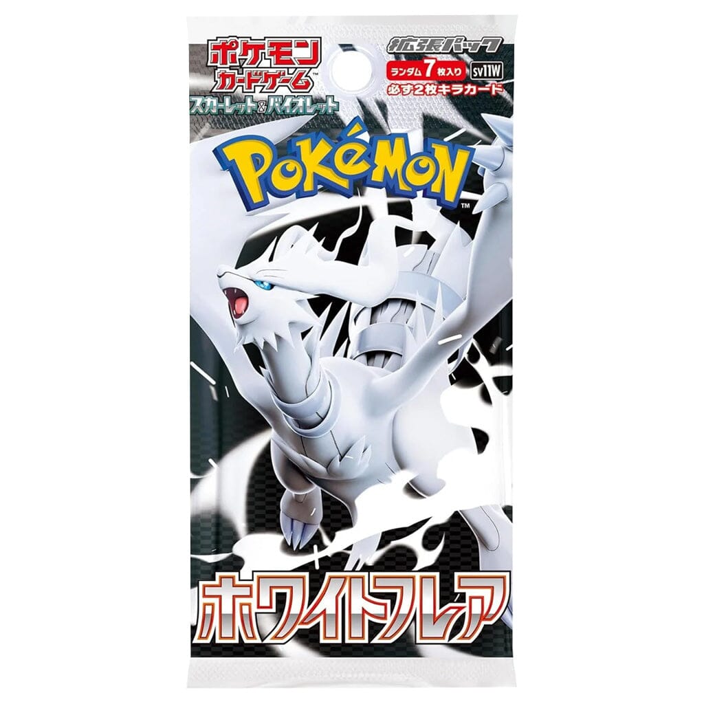 Pokémon TCG Japan: Scarlet & Violet White Flare Booster (1 Pack of 7 Cards) Simple Pokémon