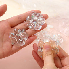 Pinch Family: Taba Squishy Transparent Mini Cat Paw Fidget Simple Pinch Family