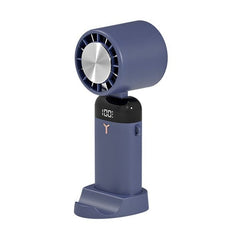 Cool Chill Fan with Ice Plate Blue Simple Cool Chill