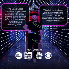 Loop Lasso® NANO: The Original Glow-in-The-Dark String Shooter Toy Simple Showcase