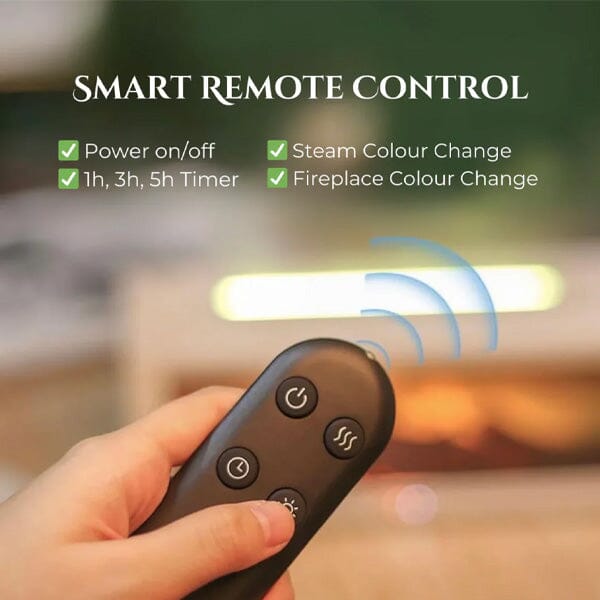 Esencia TranquilFlames: Mini Fireplace Flame Diffuser Simple Esencia