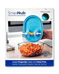 SnaxNub The No-Mess Snack Bowl w/ Silicone Pinchers (250mL Capacity) Color Ships Assorted Simple ProKitchen