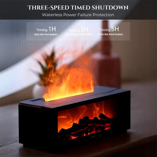 Esencia TranquilFlames: Mini Fireplace Flame Diffuser Simple Esencia