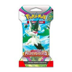 Pokémon TCG: Scarlet & Violet | Paldea Evolved Sleeved Booster | Ships Assorted Simple Showcase