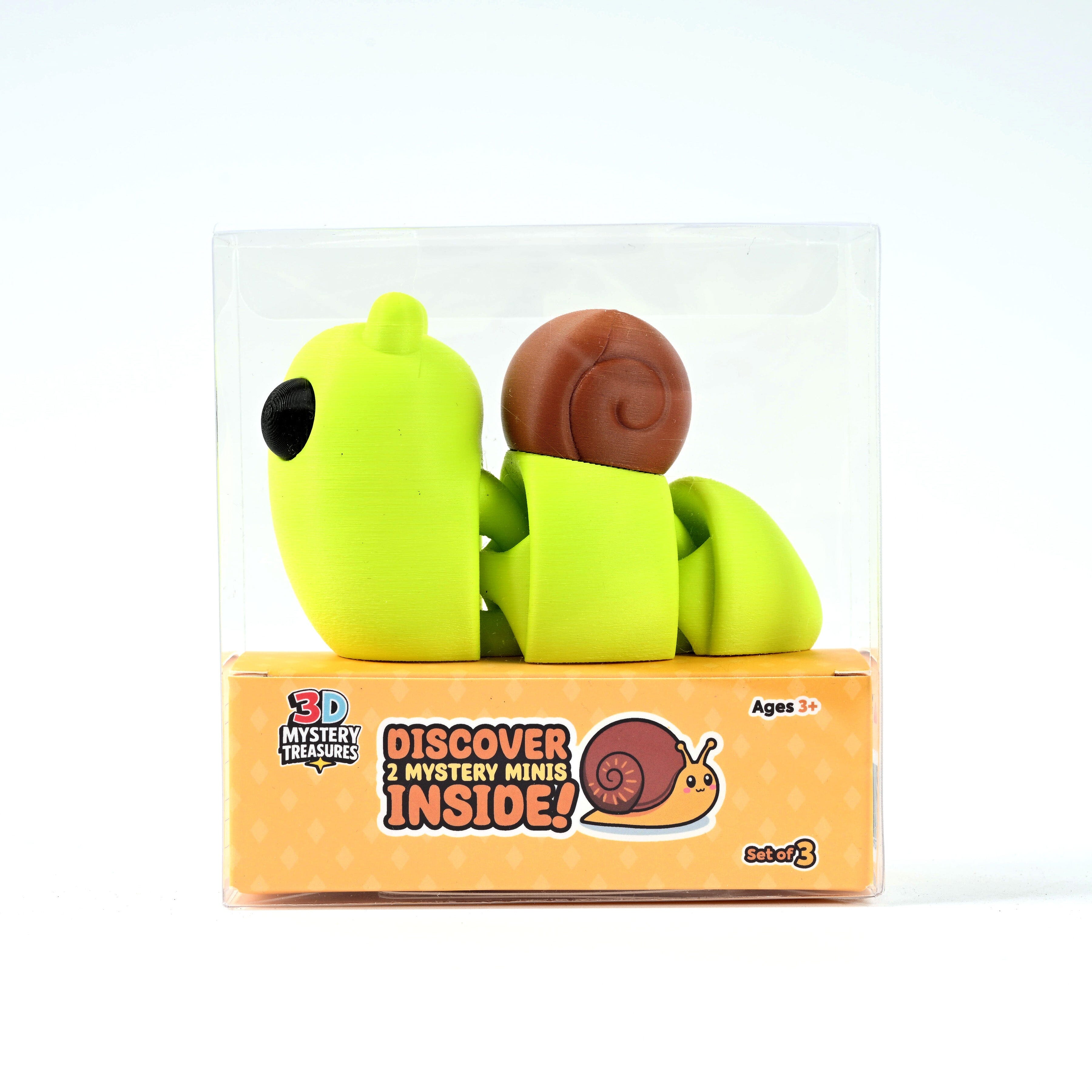 3D Mystery Treasures: Snail Fidget Simple Exclusive