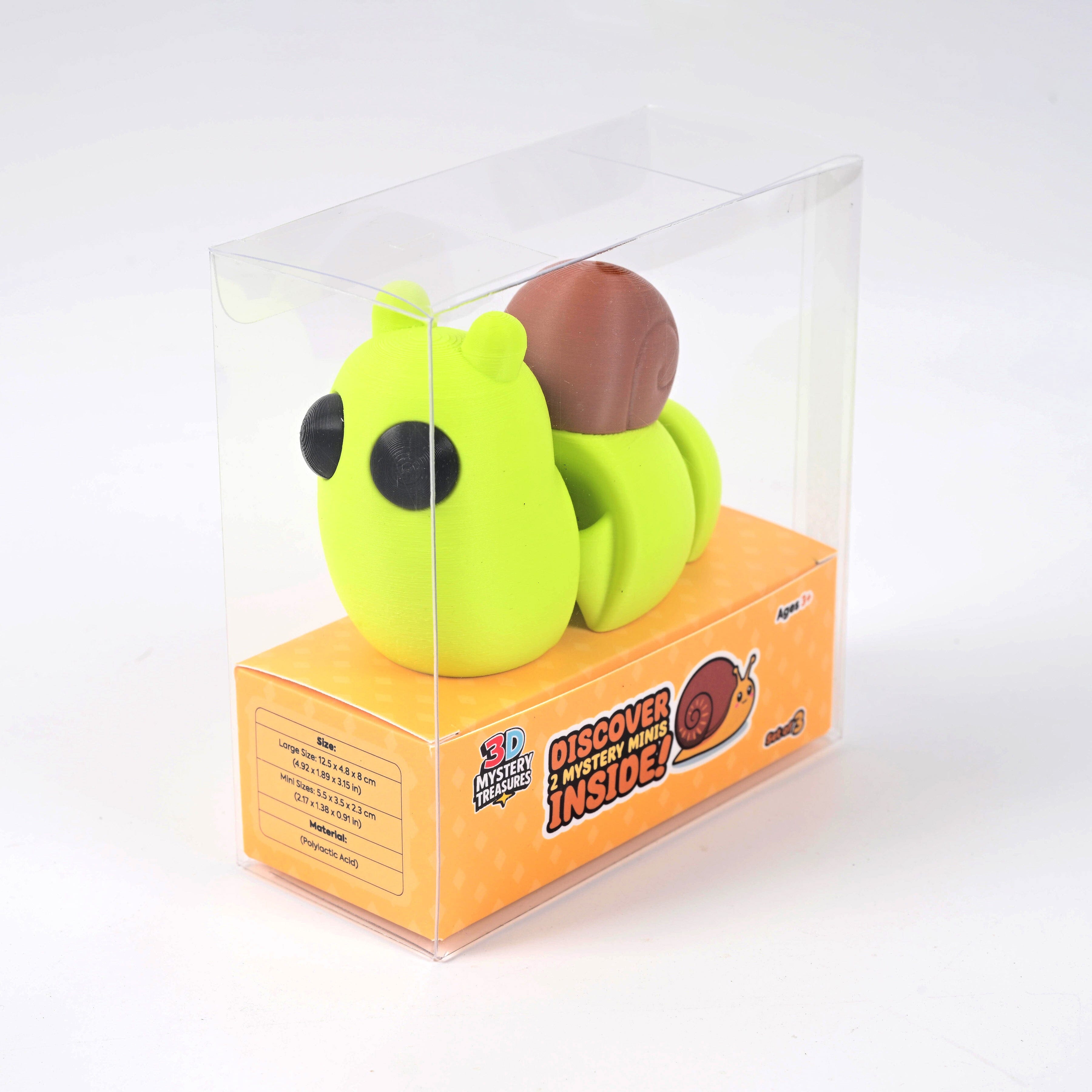 3D Mystery Treasures: Snail Fidget Simple Exclusive