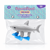 SqueezeSquad Italian Brainrot Taba Deluxe Premium Silicone Squishies® Fidget Toy - Shark Meme Buddy Simple SqueezeSquad