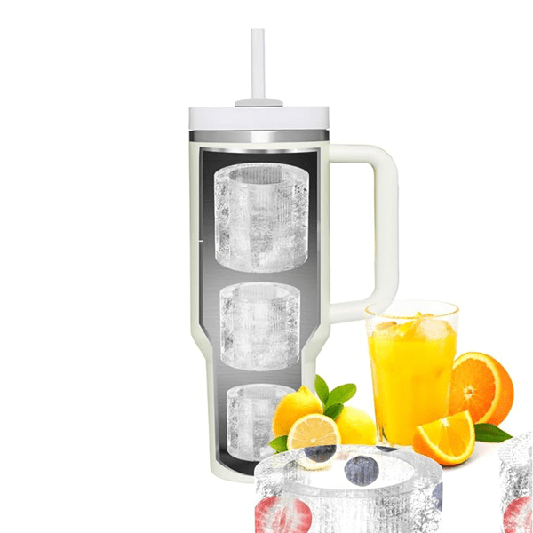 HydriEase Cup Ice Mold: Sip Effortlessly with Perfect Center Hole Simple Showcase