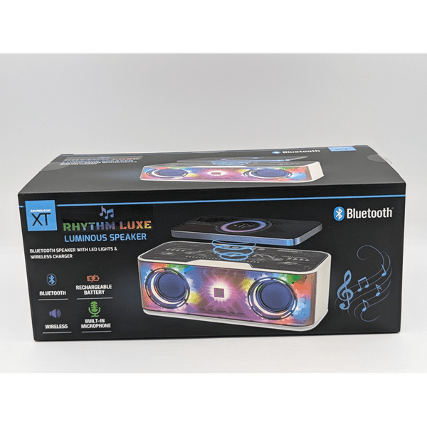 SoundLogic XT: Bluetooth Speaker with LED Lights and Wireless Charger Simple Showcase