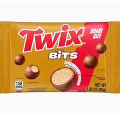Twix Bits Crunchy Cookie Chocolate Candy (80g) Simple Twix