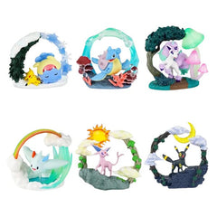Re-Ment Pokémon: Circular Diorama Blind Box (1pc) Simple Re-Ment