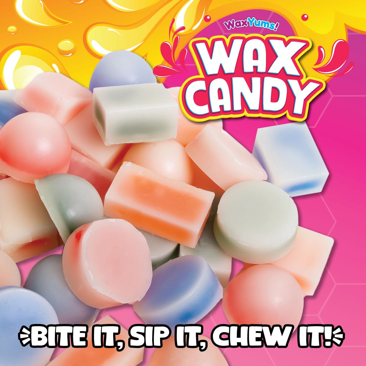 WaxYums! Chewy Gushing Wax Candy (85g) Simple GummiYums
