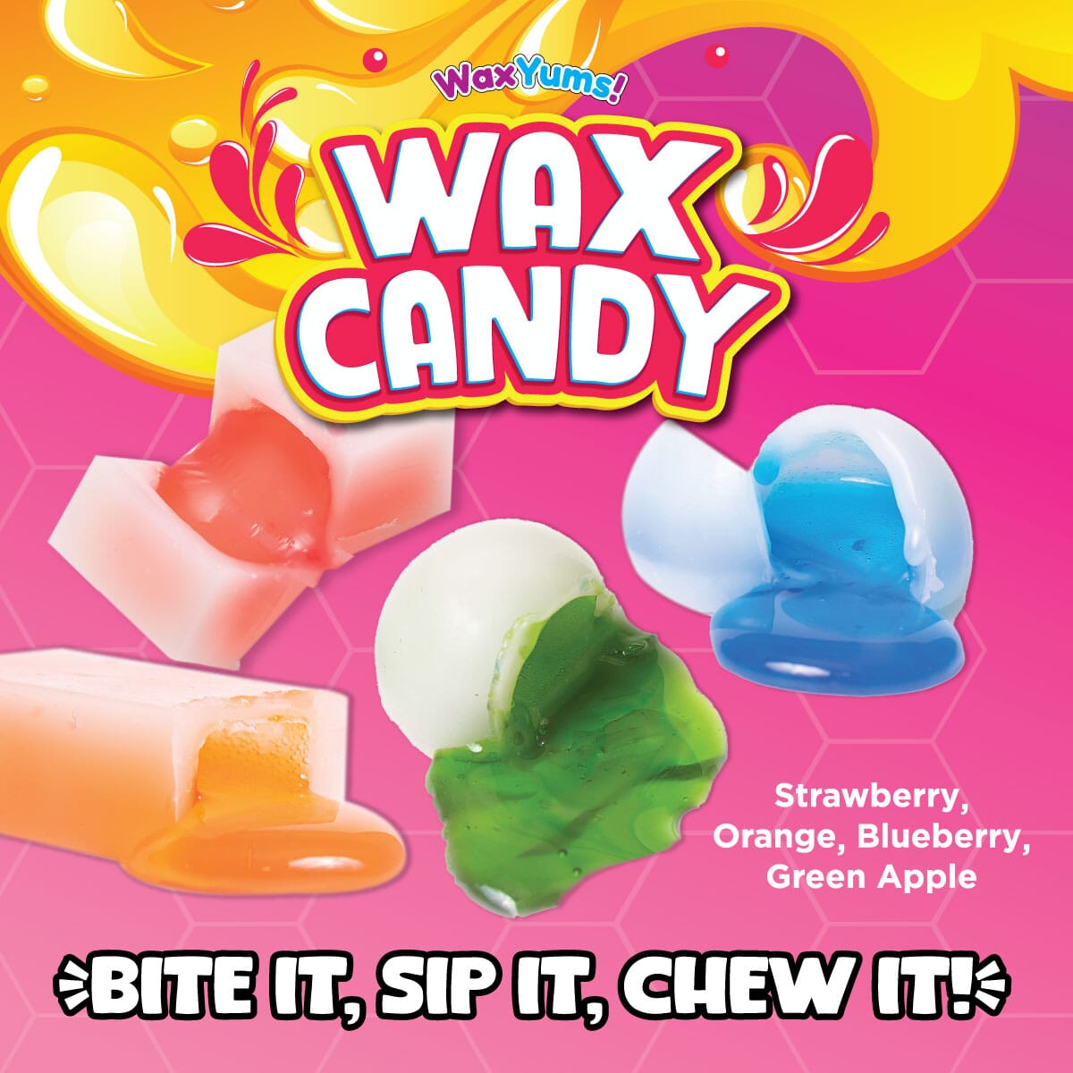 WaxYums! Chewy Gushing Wax Candy (85g) Simple GummiYums
