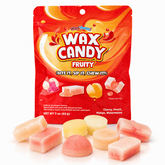 WaxYums! Chewy Gushing Fruity Wax Candy Bag (85g) Simple WaxYums!