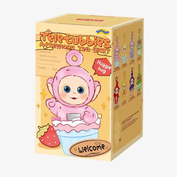Pop Mart x Teletubbies: Afternoon Tea Diary Series Plush Keychain Blind Box (1pc) Simple Pop Mart