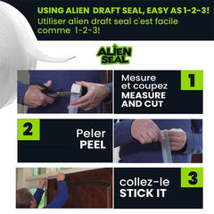 Alien Tape Waterproof Draft Seal For Doors & Windows (49ft) Simple Alien Tape