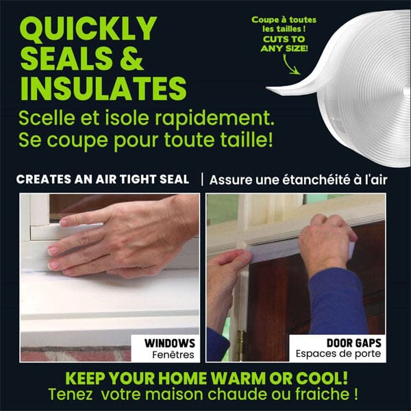 Alien Tape Waterproof Draft Seal For Doors & Windows (49ft) Simple Alien Tape