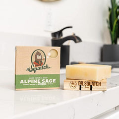 Dr. Squatch® All-Natural Bar Soap For Men - Alpine Sage Simple Dr. Squatch