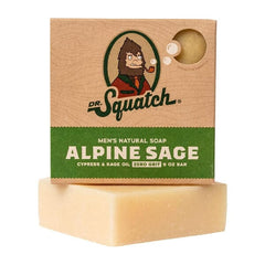 Dr. Squatch® All-Natural Bar Soap For Men - Alpine Sage Simple Dr. Squatch