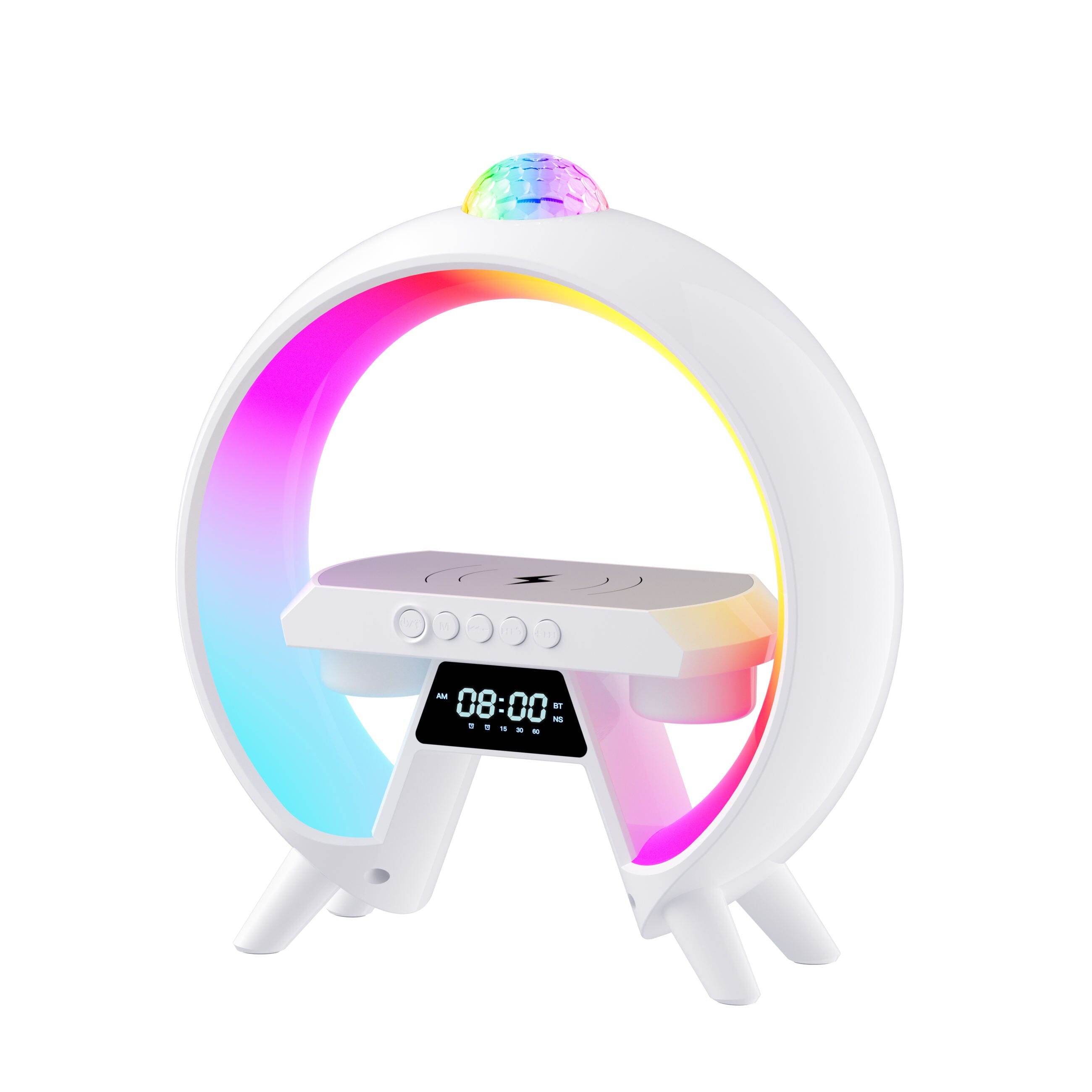 SonicVibes: 3-in-1 Triotunes Bluetooth Speaker and Wireless Charger Simple SonicVibes