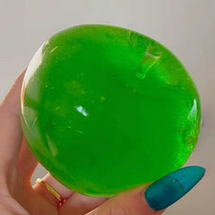 Green Apple Sparkly Maltose Stress Ball Squishy Fidget Toy (1pc) Simple Exclusive