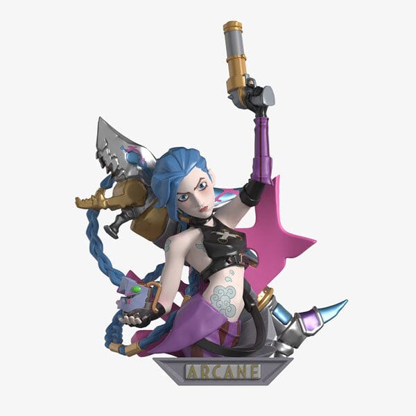 Pop Mart x League Of Legends: Arcane Series Collectible Figurine Blind Box (1pc) Simple Pop Mart