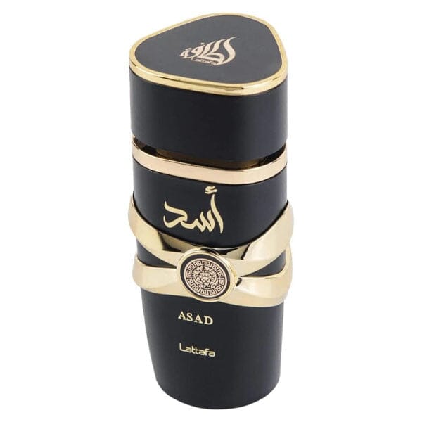 Asad by Lattafa Perfumes Masculine Eau de Parfum Fragrance Spray (100mL) Simple Showcase