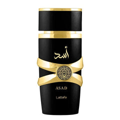 Asad by Lattafa Perfumes Masculine Eau de Parfum Fragrance Spray (100mL) Simple Showcase