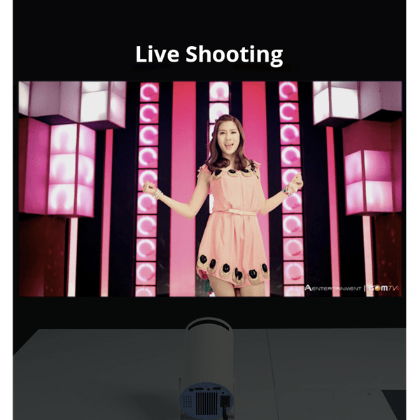 TheaterBeam Projector - Mini Round Projector For Ultimate Experience Preorder Showcase